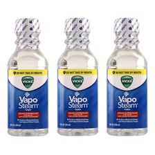 Vicks Vapo Steam Solución P/ Humificador Pack 3pza Importado