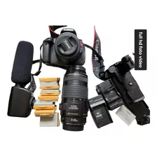 Packs Fotovideo Canon Eos Rebel 700d T5i