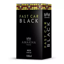 Perfume Fast Car Black Amakha Paris -100ml Original Promoção