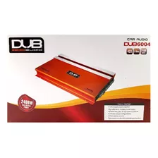 Amplificador Dub 6004 Automotriz 2400w 4ch Gran Potencia Wow