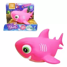 Boneco Tubarão Vinil Macio Bebe Shark Brinquedo Infantil 