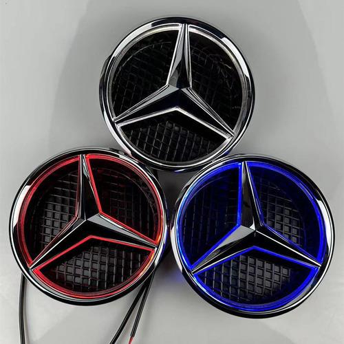 Emblema Led Frontal Aplicado Al Mercedes Benz E300 Glk350 Cl Foto 8