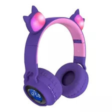 Audífonos Bluetooth Orejas De Gato 