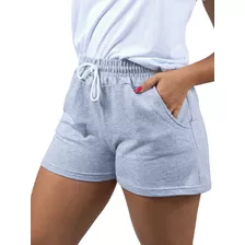 Short Bermuda Sem Estampa Feminina