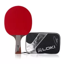 Raqueta Loki Carbon 5 Estrellas Tenis De Mesa Pro Player