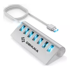 Dehuka Hub Usb 3.0 Color Gris