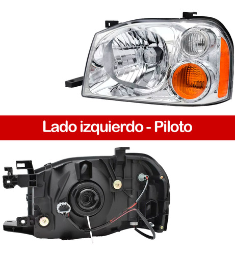 Par Faros Delanteros Nissan Frontier Np300 D22 2008 - 2015 Foto 3