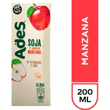 Bebida Vegetal Ades Manzana 200 Ml X 6