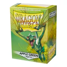 Protectores Dragon Shield Apple Green Matte Standard 100