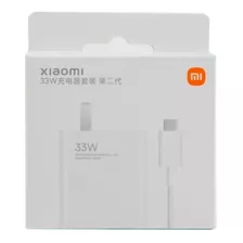 Cargador Xiaomi 33w Turbo Original Con Cable Tipo C Mdy11ex