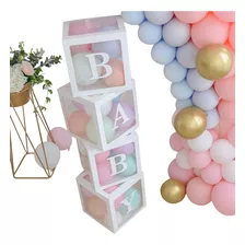 Cajas De Baby Shower Para Decoración De Fiesta De Bautizo