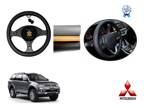 Tapetes Logo Mitsubishi + Cubre Volante Montero Sport 18a23 Foto 3