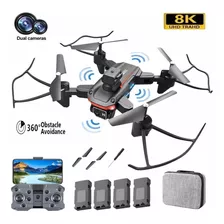 Mini Drone Con Cámara Hd 4 Baterías Y Caja De Bolso De Mano