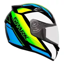 Capacete Masculino New Ebf Spark Mixed Verde Original 