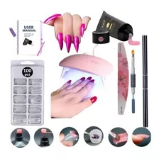 Kit Polygel Alongamento De Unha Em Gel + Cabine F1tip