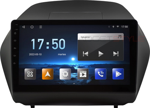 Carplay Ix35 Hyundai Android Auto Gps Mirror Radio Touch Hd Foto 6