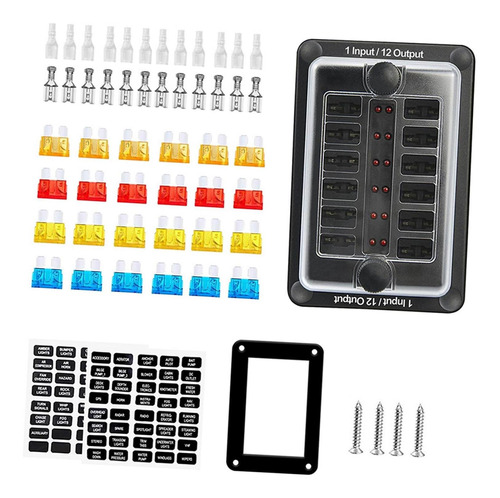 Bloque De Fusibles De 12 Circuitos Atc Fuse Box Holder Para Foto 4