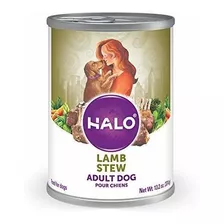 Halo Natural Wet Food Para Perros, Receta De Cordero, 13.2