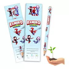 Lapiz Plantable Souvenir Personalizado Eco X 20 Spidey