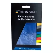 Faixa Elástica Thera Band Original 1,5 M Azul Extra Forte 