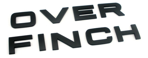 Overfinch Letter Badge Logo Sticker Para Land Rover Foto 5