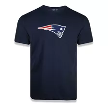 Camiseta New Era New England Patriots Logo Time Nfl Azul