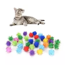 Pelota Suave Ballmie Para Gatos Colores Variados X 12 Unids