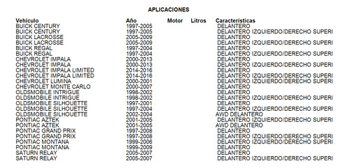 Base Amortiguador Delantero Saturn Relay 2005-2007 Gm Parts Foto 4