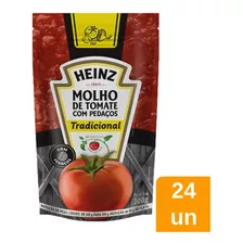 Molho De Tomate Heinz Tradicional Sachê 300g - Embalagem Com