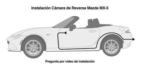 Mazda Mx5 Camara De Reversa 2016-2019 Mazda Connect Mx5 Foto 6