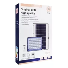 Foco Led De 200w Mas Panel Solar Control Remoto