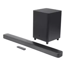 Barra De Sonido Jbl 5.1 Canal 4k Bluetooth Negro + Subwoofer