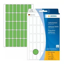 Etiqueta - Herma 2355 Multi-purpose Labels 12x30 Mm Green Pa