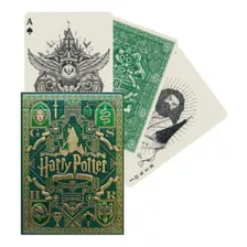 Baraja De Cartas Harry Potter, Verde. Por Banimported