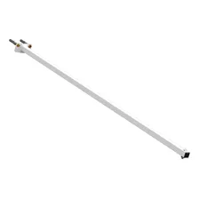 Suporte Haste De Refletor Led Parede Fachada Banner 100 Cm Cor Branco