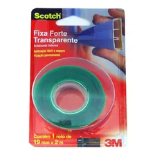 Fita Dupla Face Fixa Forte 19mm X 2m - 3m