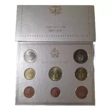 Moedas De Euros Do Vaticano Do Ano 2005 No Folder Completo. 