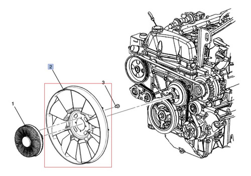 Aspas Ventilador Saab 9-7x V8 6.0l 2009 Foto 3