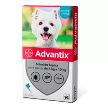 Pipeta Advantix 4-10kg Elimina Garrapatas Y Pulgas / Catdog