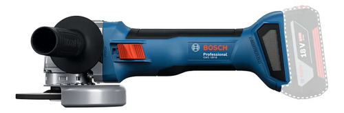 Amoladora Angular Inlambrica Bosch 115mm Gws 18v-8 Sin Bat Azul