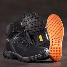 Coturno Bota C.a Segurança Couro Original Waterproof 2023 Nf