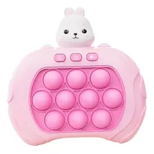 Pop-it Mini Gamer Console Anti Stress Eletrônico Novidade Cor Rosa-claro