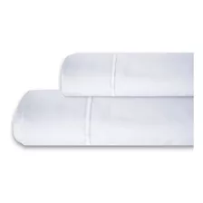 2 Fundas De Almohada Blanca Promoción Percal 180 Hilos G&d