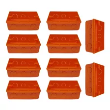 Set De 10 Cajas De Distribución Embutidas 16x20x25 Mm