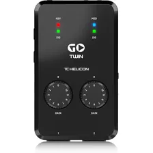 Interfaz De Audio/midi De 2 Canales Tc Helicon Go Twin