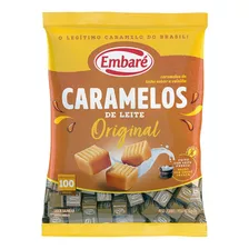 Bala De Caramelo De Leite Baunilha Original Embaré 660g
