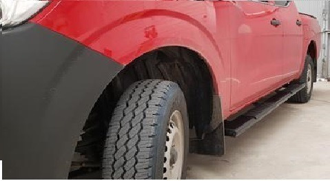 Estribos Serie 100 Nissan Frontier Pro 4x V6 2008 - 2020  Foto 4