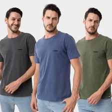 Kit 3 Camiseta Camisa Blusa Masculina Conforto E Qualidade
