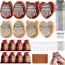 Conjunto De 8 Mini Pianos De Pulgar Kalimba De 8 Teclas...