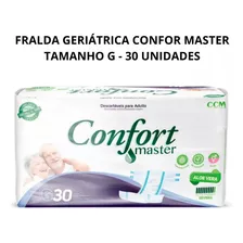 Fralda Geriátrica Confort Master Tamanho G - Original Nfe